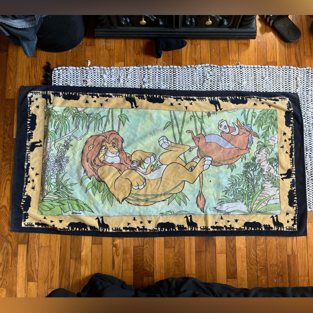 Disney’s Lion King Simba and Pumbaa Novelty Beach Towel